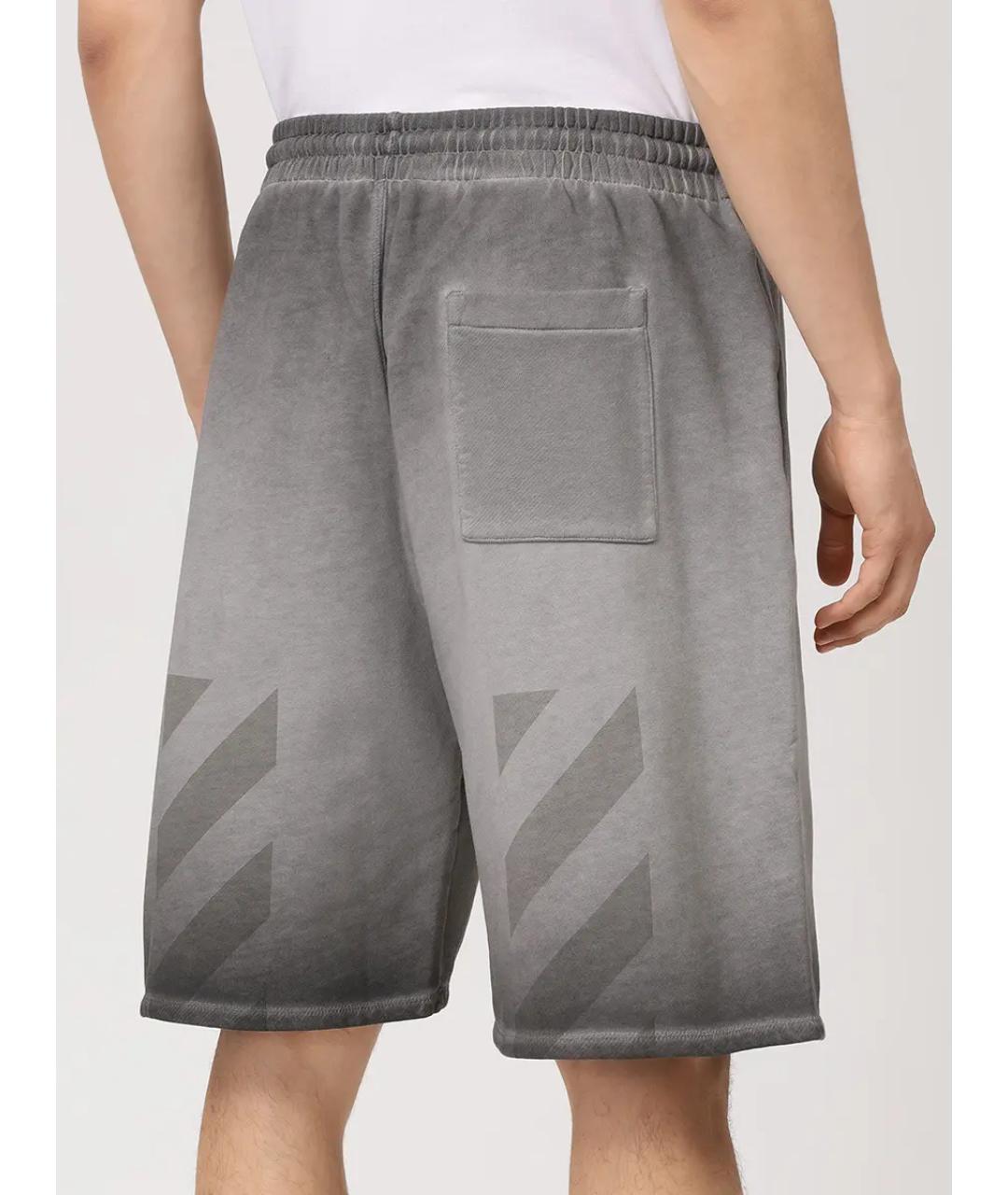 OFF-WHITE Серые шорты, фото 3