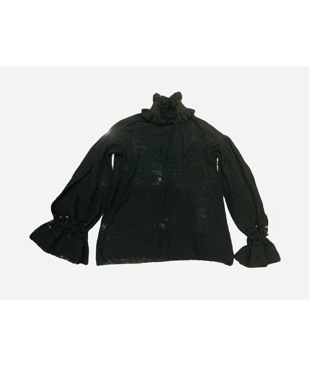 CHANEL Синий шерстяной джемпер / свитер, фото 10