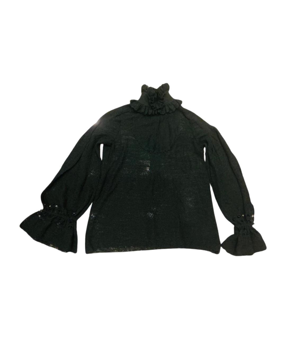 CHANEL Синий шерстяной джемпер / свитер, фото 1