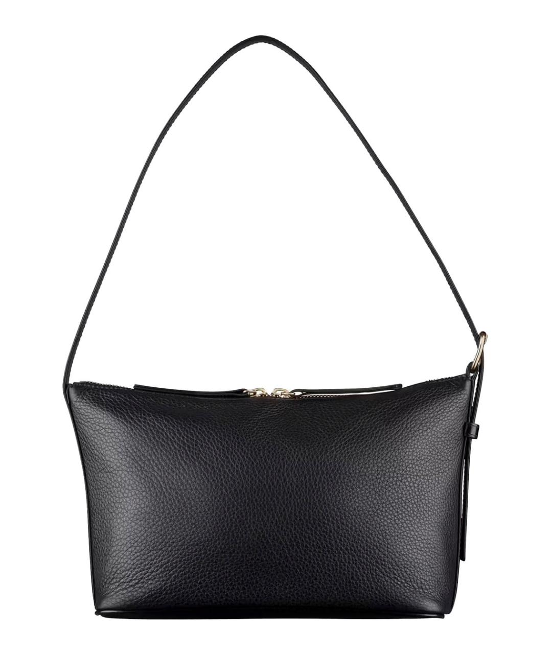 A.P.C. Черная кожаная сумка через плечо, фото 2