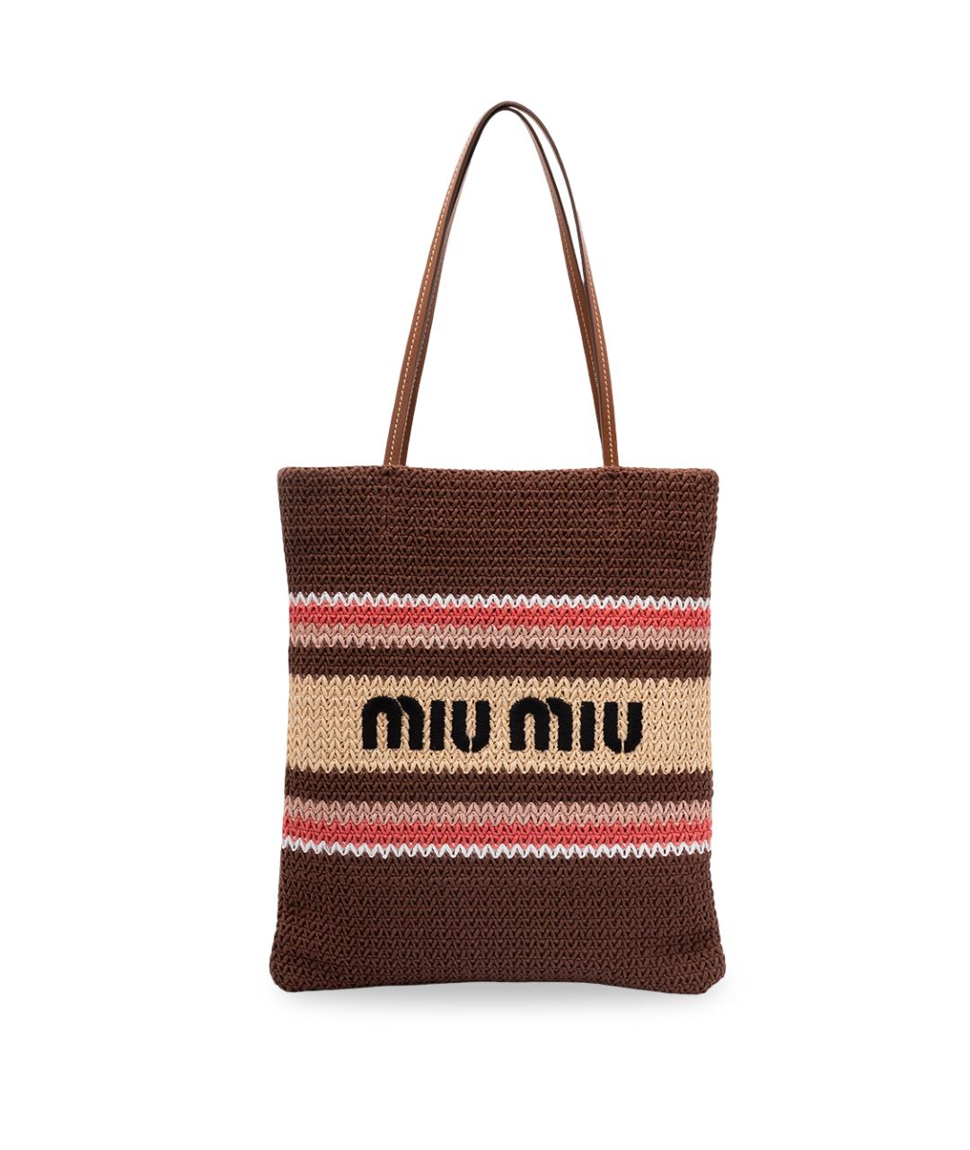 MIU MIU Мульти хлопковая сумка тоут, фото 1