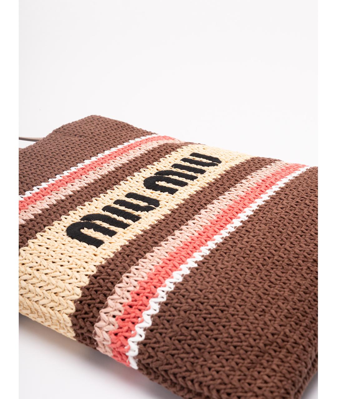 MIU MIU Мульти хлопковая сумка тоут, фото 4