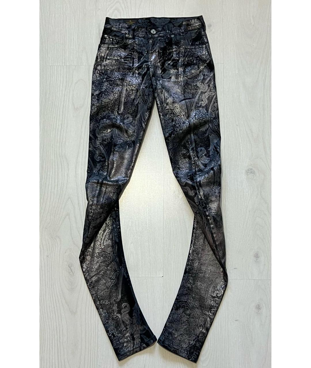 VIVIENNE WESTWOOD Мульти хлопко-полиэстеровые джинсы слим, фото 8