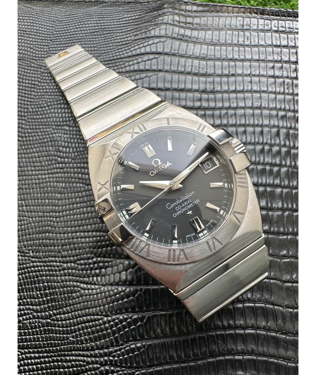 OMEGA Серебряные часы, фото 5