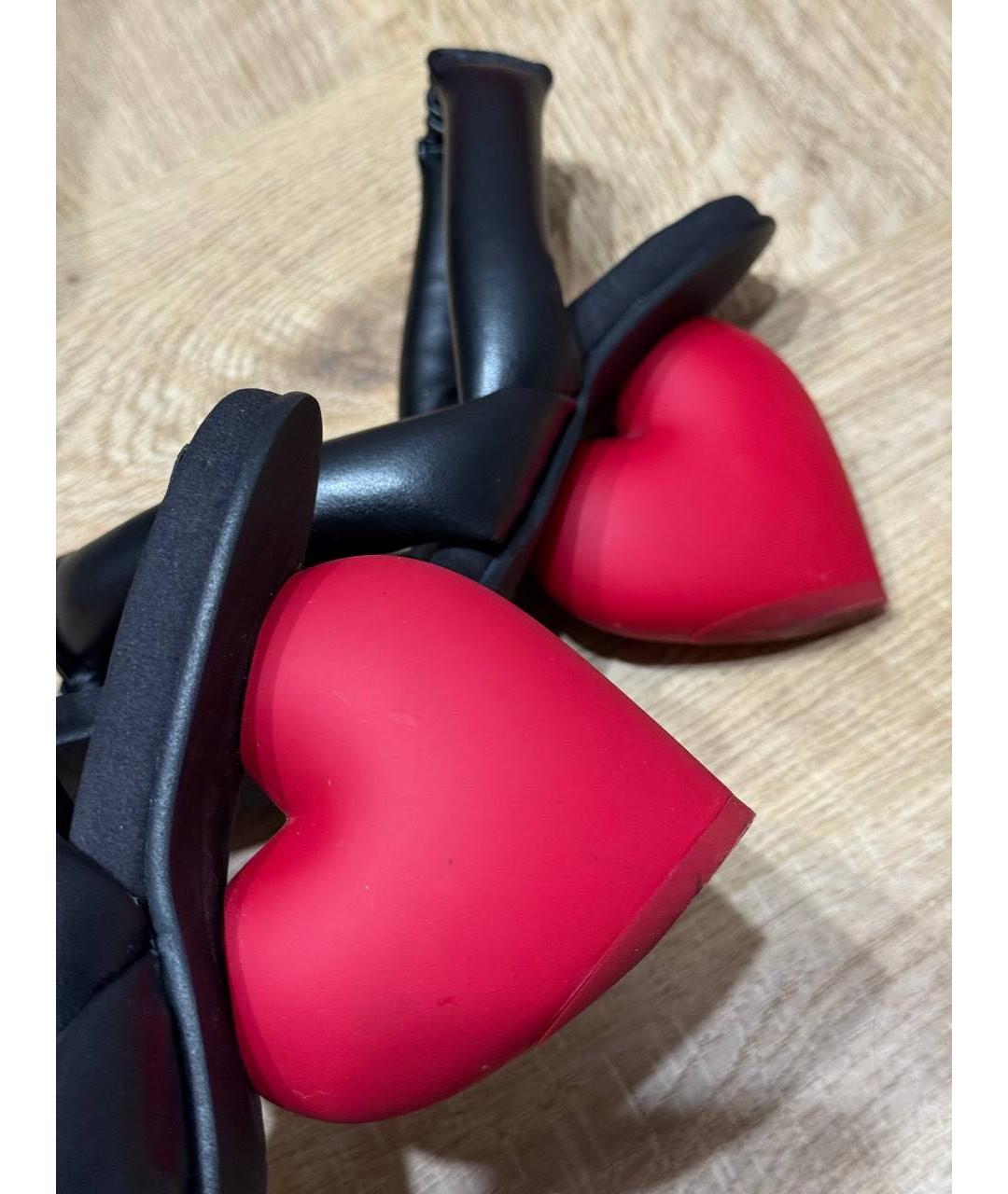 YUME YUME Черные кожаные мюли, фото 4