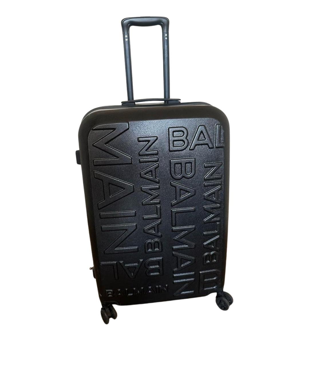 BALMAIN Черный чемодан, фото 1