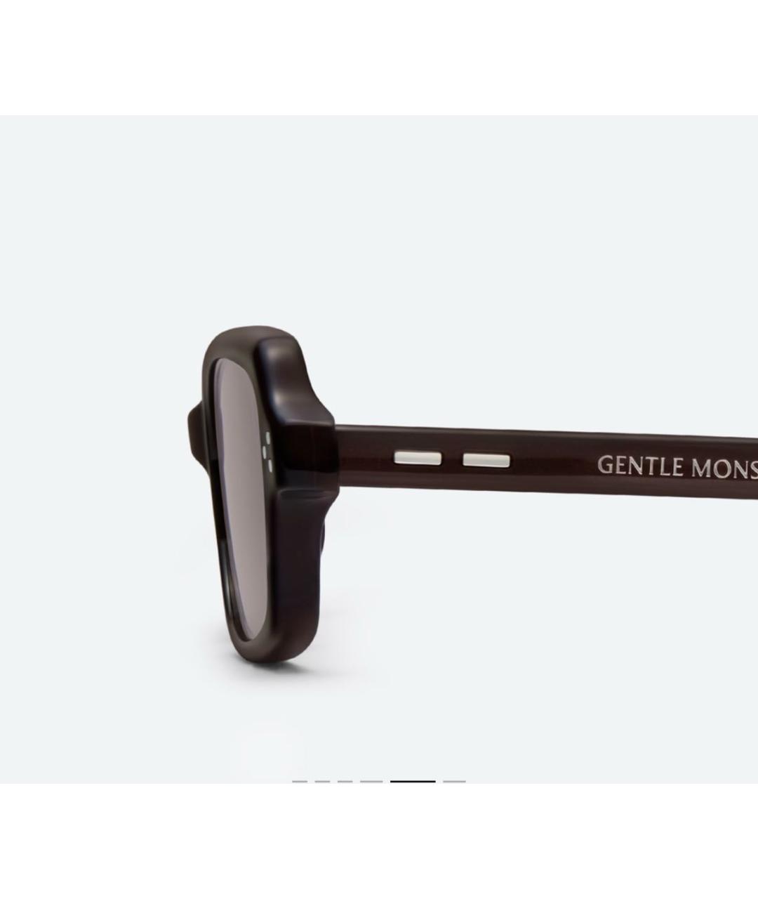 GENTLE MONSTER Бордовые пластиковые солнцезащитные очки, фото 8
