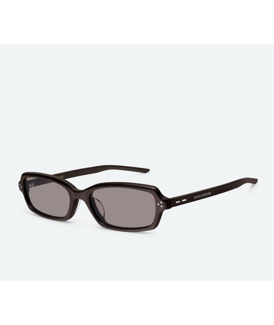 GENTLE MONSTER Бордовые пластиковые солнцезащитные очки, фото 3