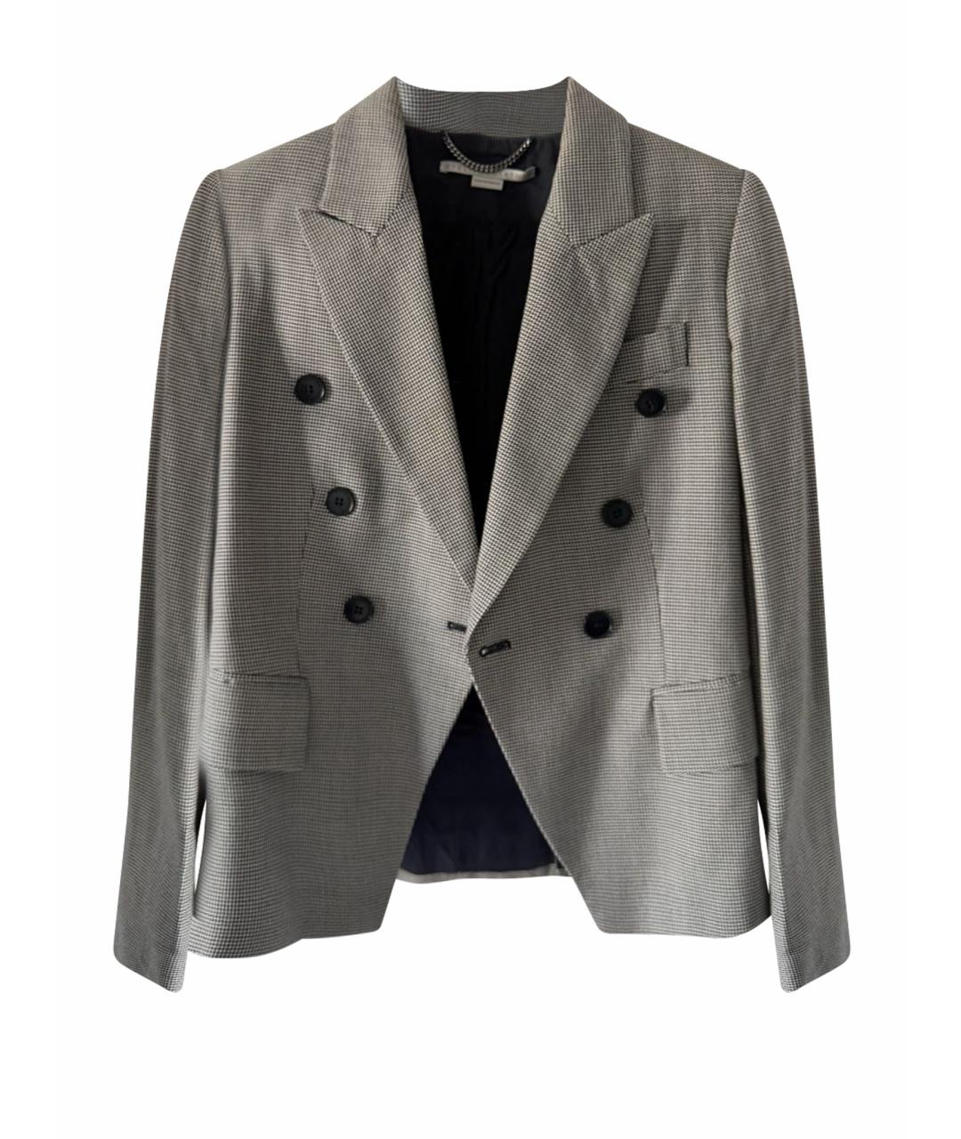 STELLA MCCARTNEY Серый шерстяной жакет/пиджак, фото 1