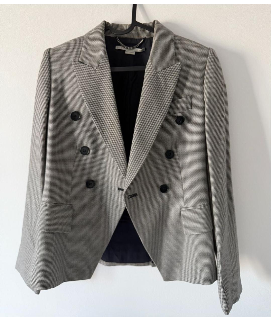 STELLA MCCARTNEY Серый шерстяной жакет/пиджак, фото 5