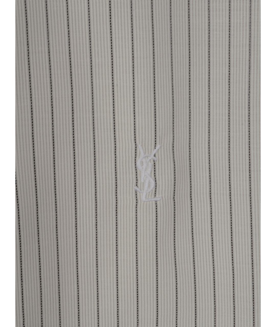 SAINT LAURENT Бежевая кэжуал рубашка, фото 3