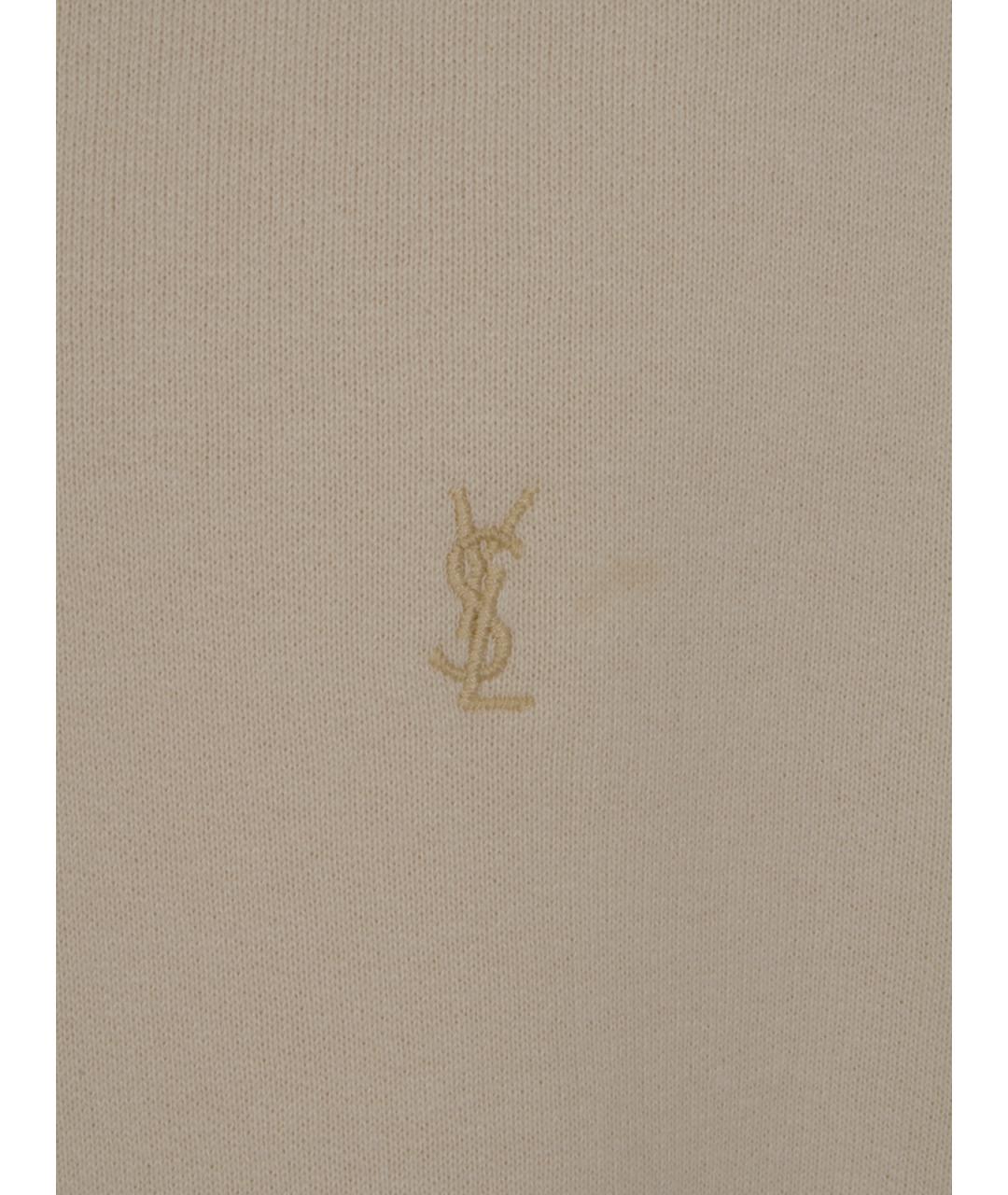 SAINT LAURENT Бежевый джемпер / свитер, фото 3