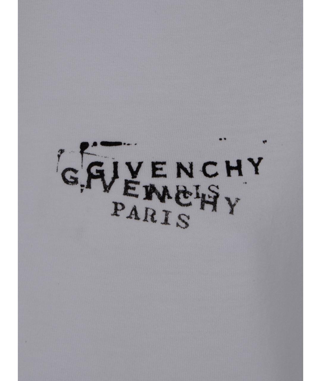 GIVENCHY Белая хлопковая футболка, фото 3