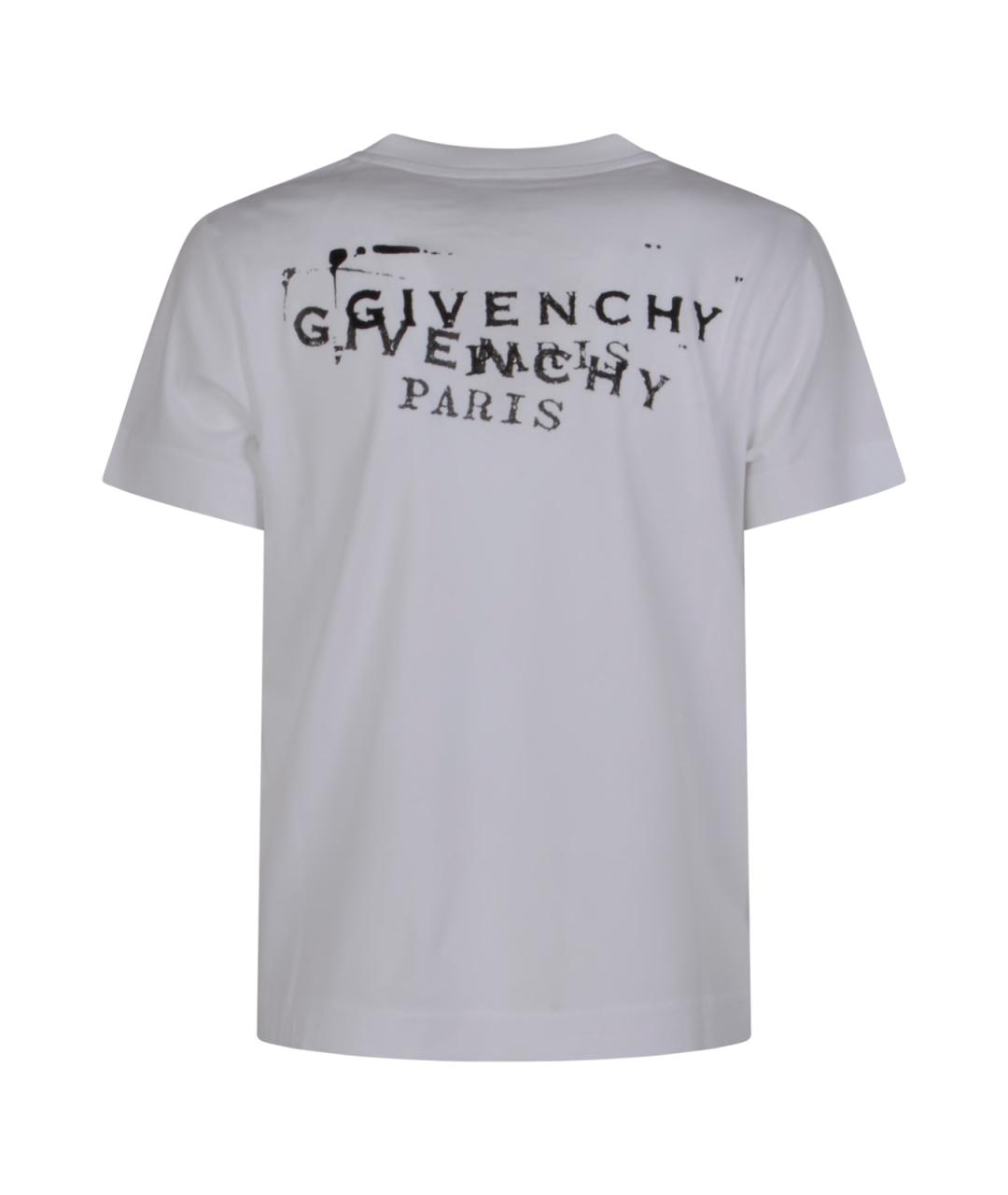 GIVENCHY Белая хлопковая футболка, фото 2