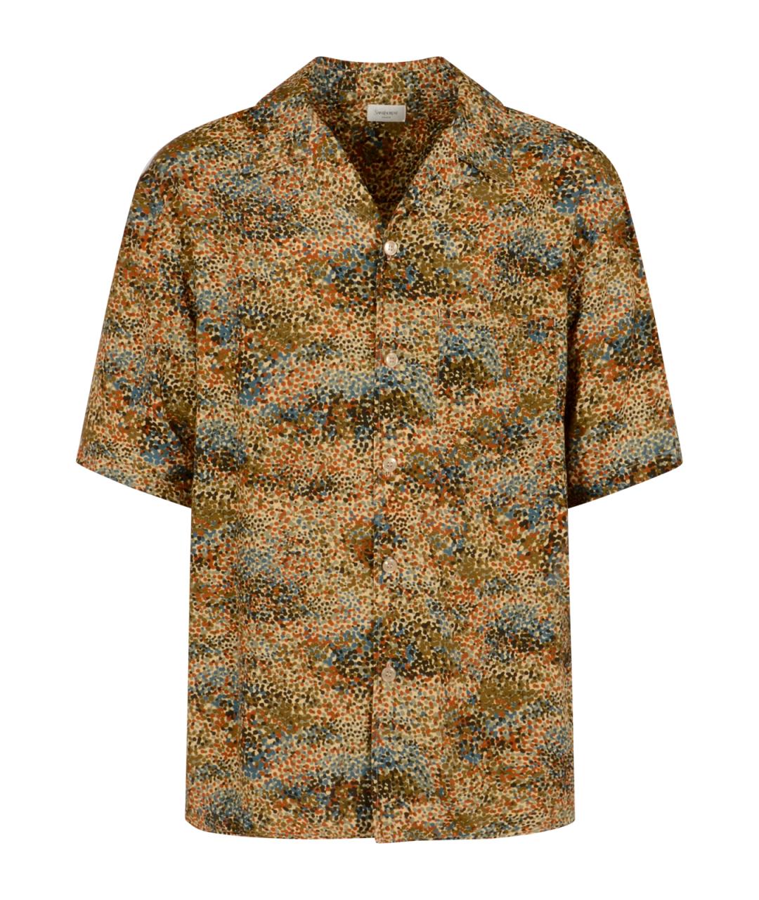 SAINT LAURENT Мульти кэжуал рубашка, фото 1