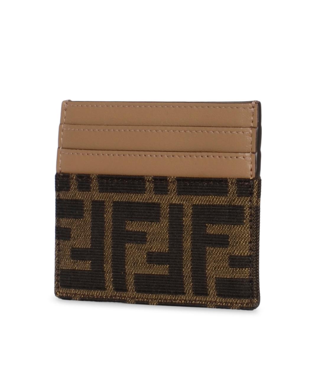 FENDI Коричневый кардхолдер, фото 2