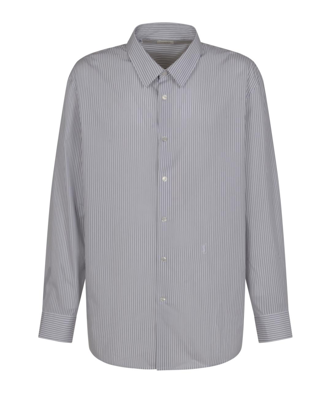 SAINT LAURENT Мульти хлопковая кэжуал рубашка, фото 1