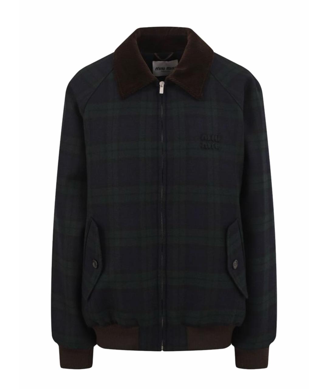MIU MIU Мульти шерстяная куртка, фото 1