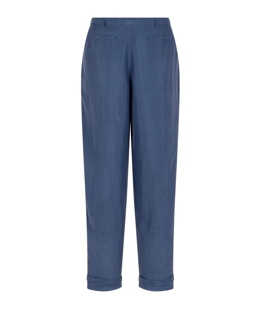SAINT LAURENT Синие повседневные брюки, фото 2
