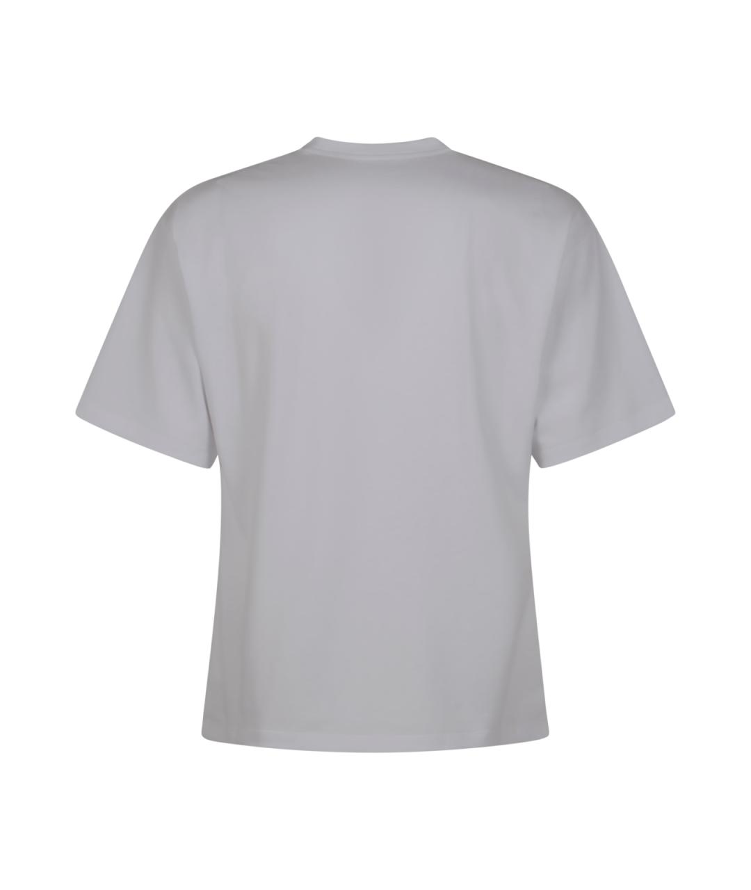 SAINT LAURENT Белая хлопковая футболка, фото 2