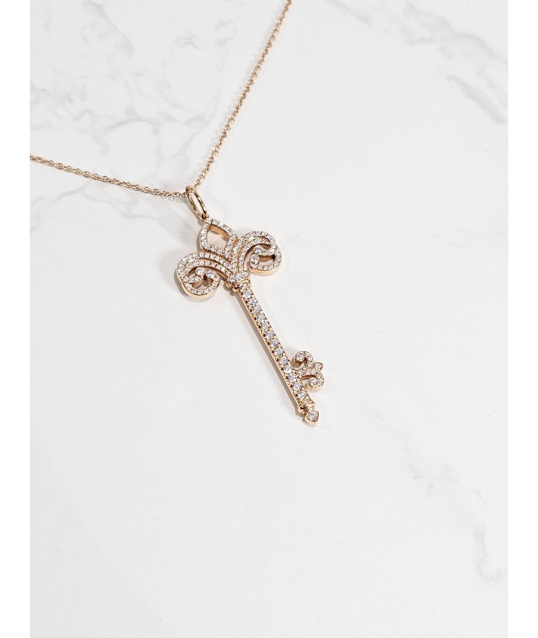 TIFFANY&CO Золотая подвеска из розового золота, фото 2