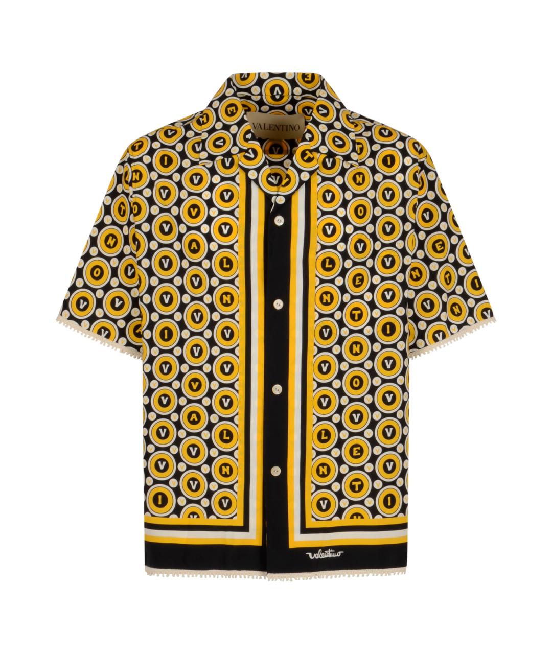 VALENTINO Мульти хлопковая кэжуал рубашка, фото 1