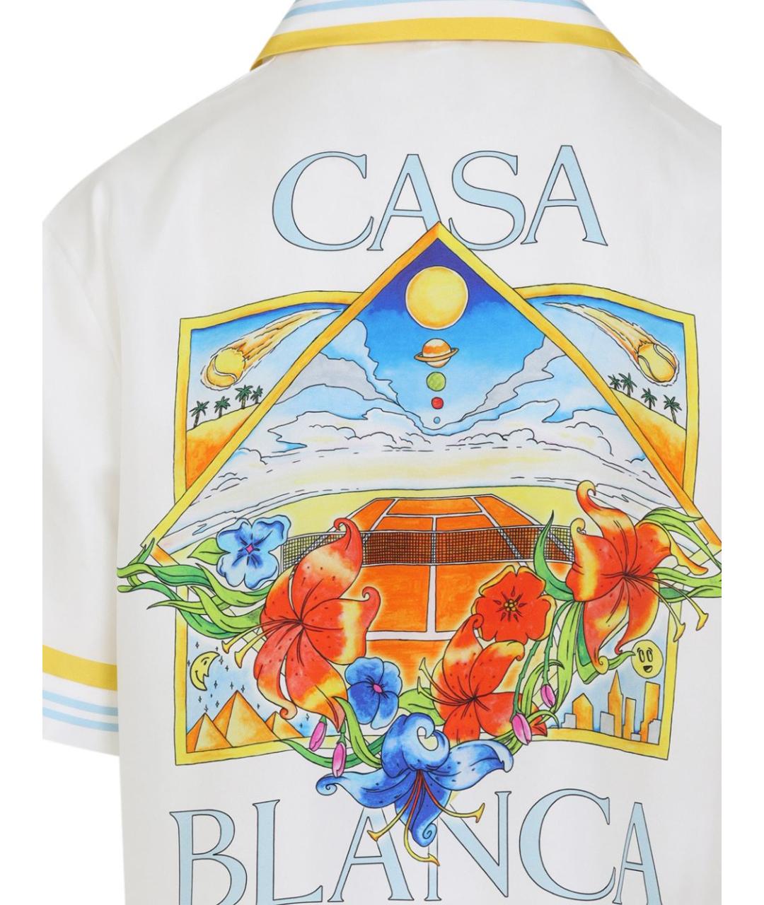 CASABLANCA Белая шелковая кэжуал рубашка, фото 3