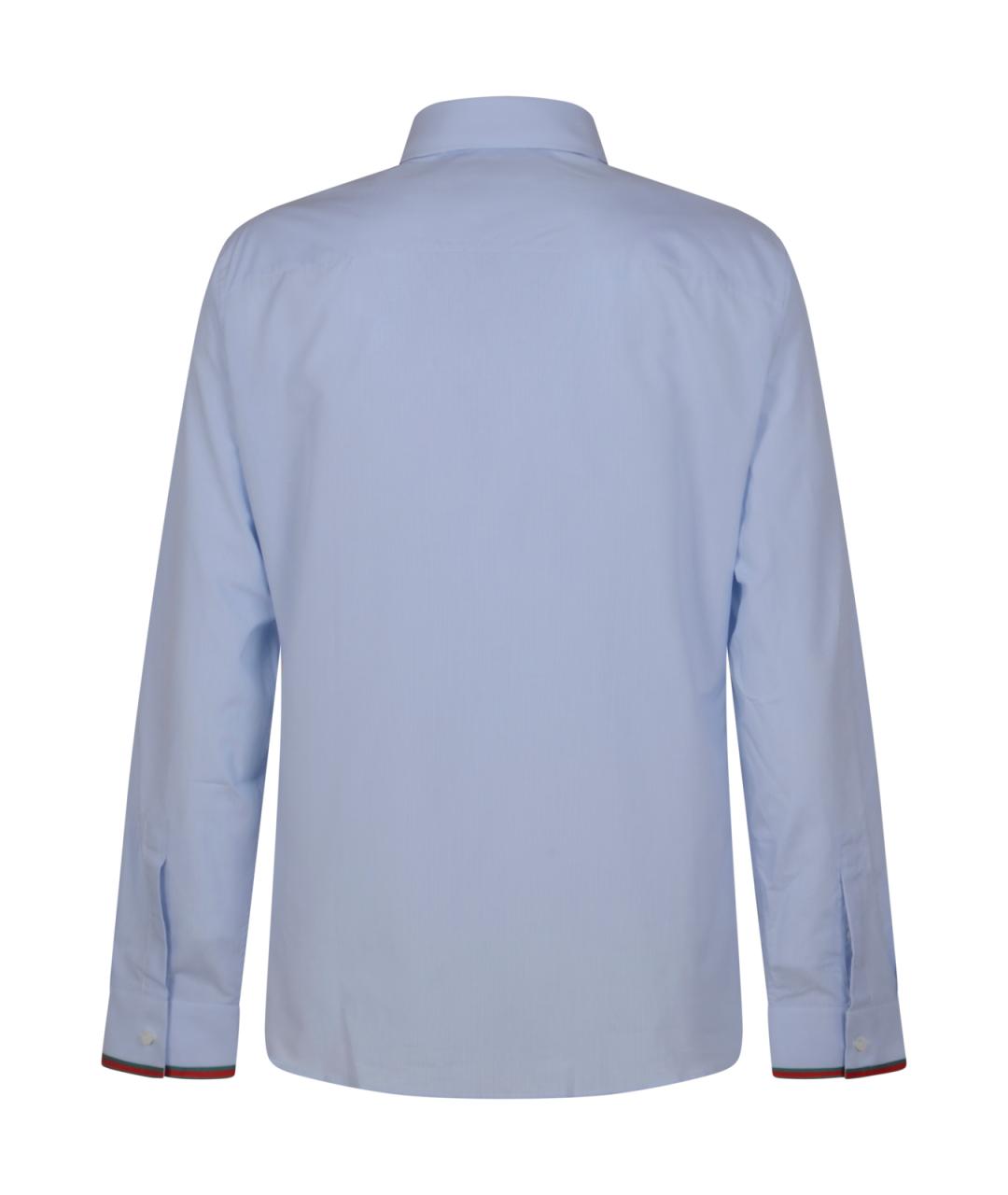 GUCCI Синяя кэжуал рубашка, фото 2