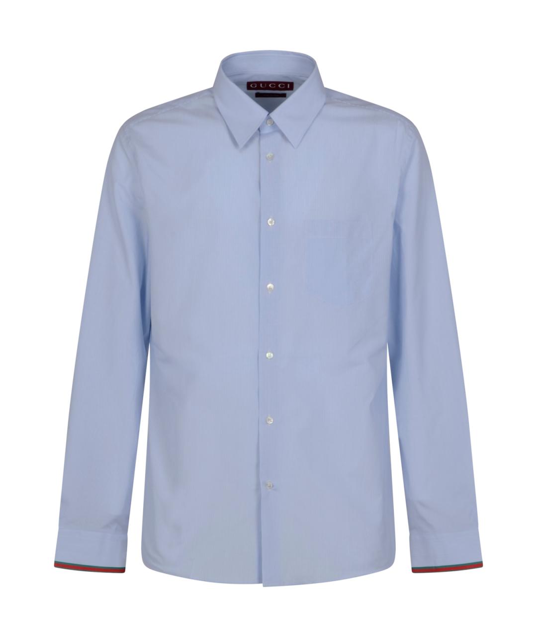 GUCCI Синяя кэжуал рубашка, фото 1