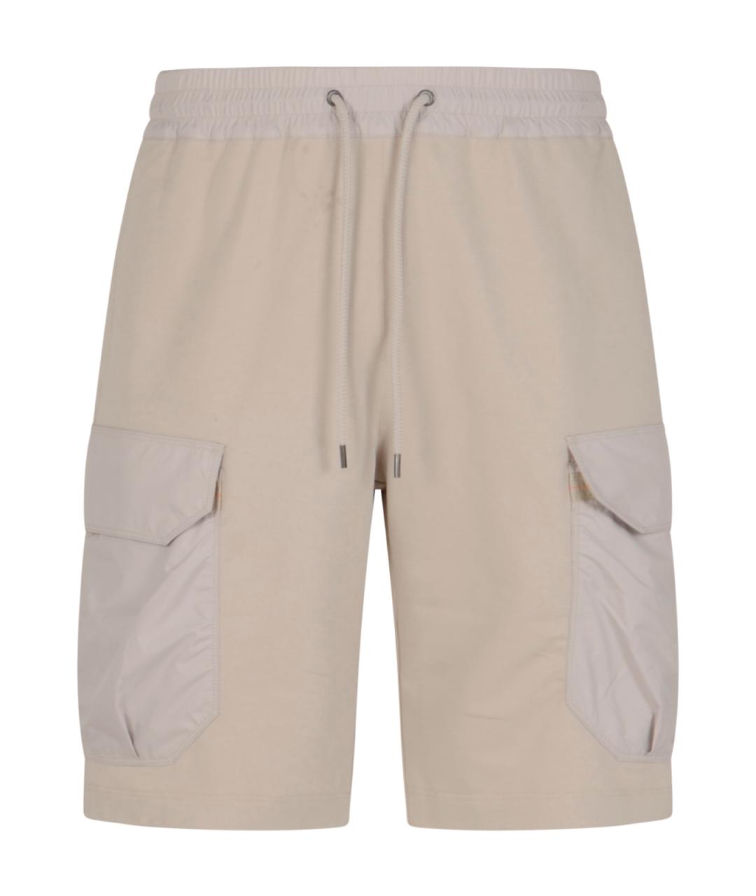 PARAJUMPERS Бежевые хлопковые шорты, фото 1
