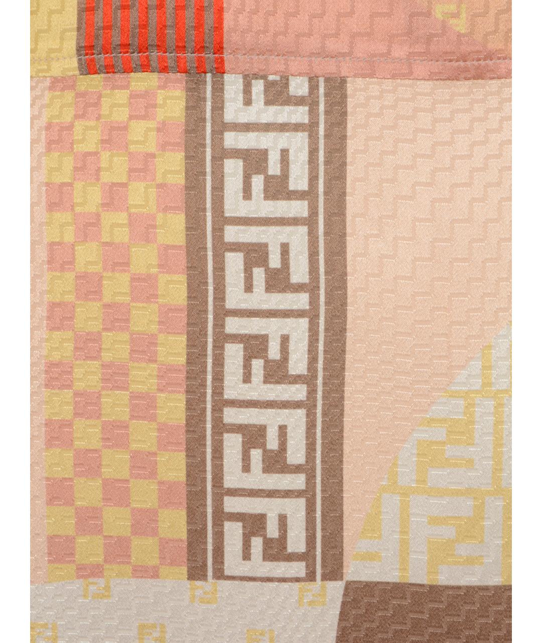 FENDI Мульти рубашка, фото 4