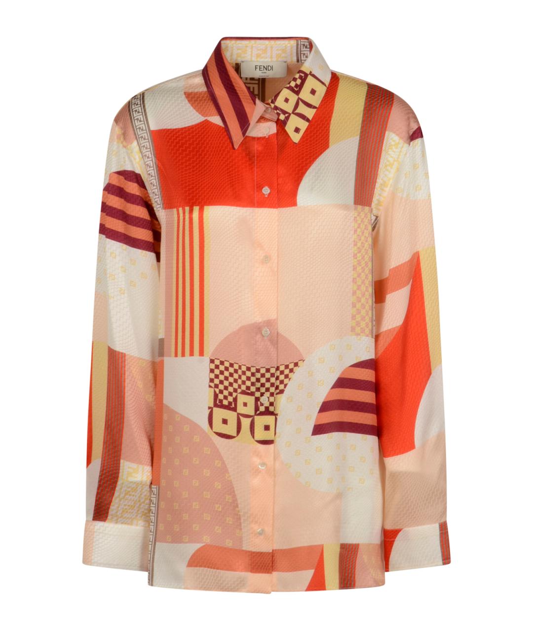 FENDI Мульти рубашка, фото 1