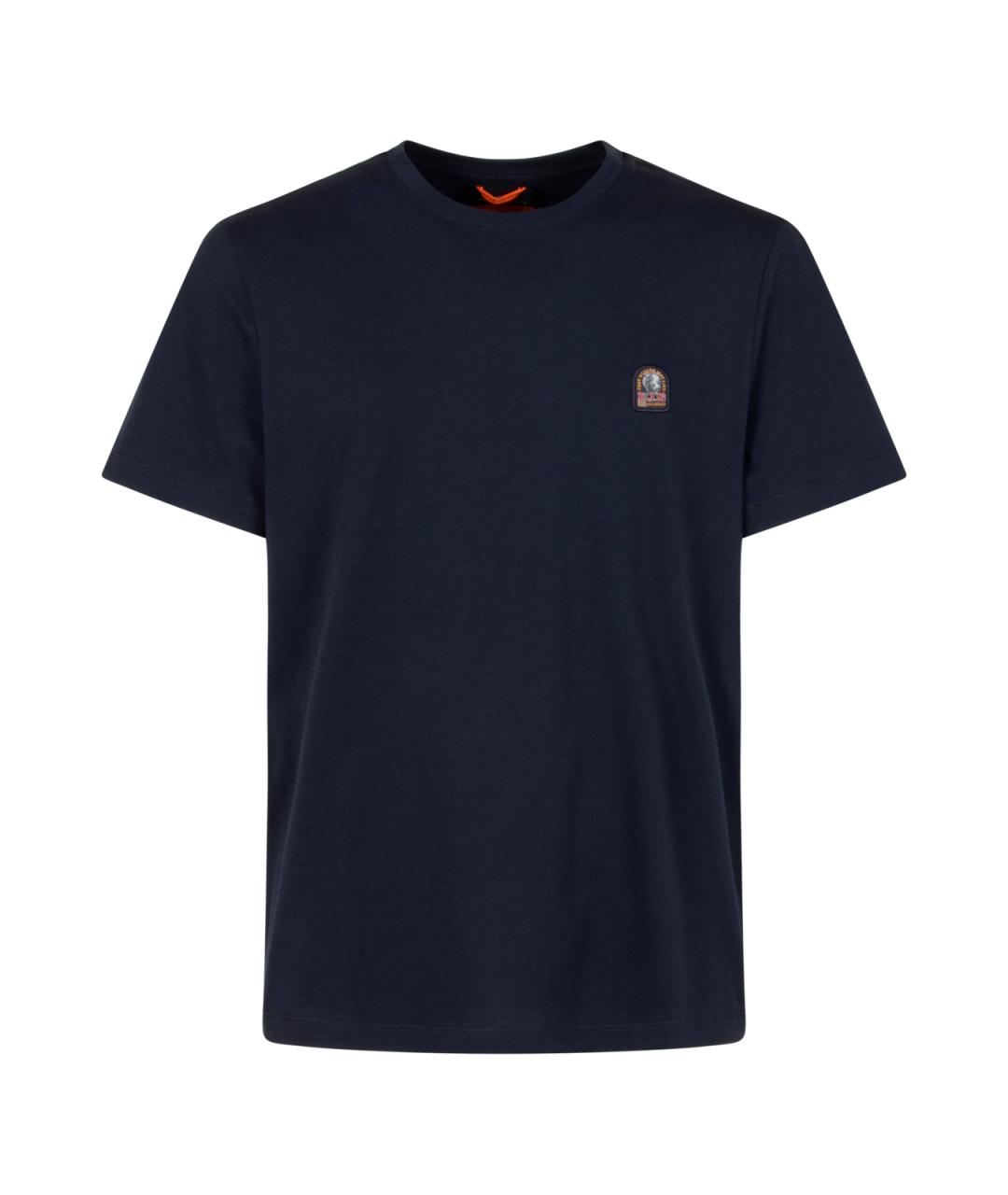 PARAJUMPERS Синяя хлопковая футболка, фото 1