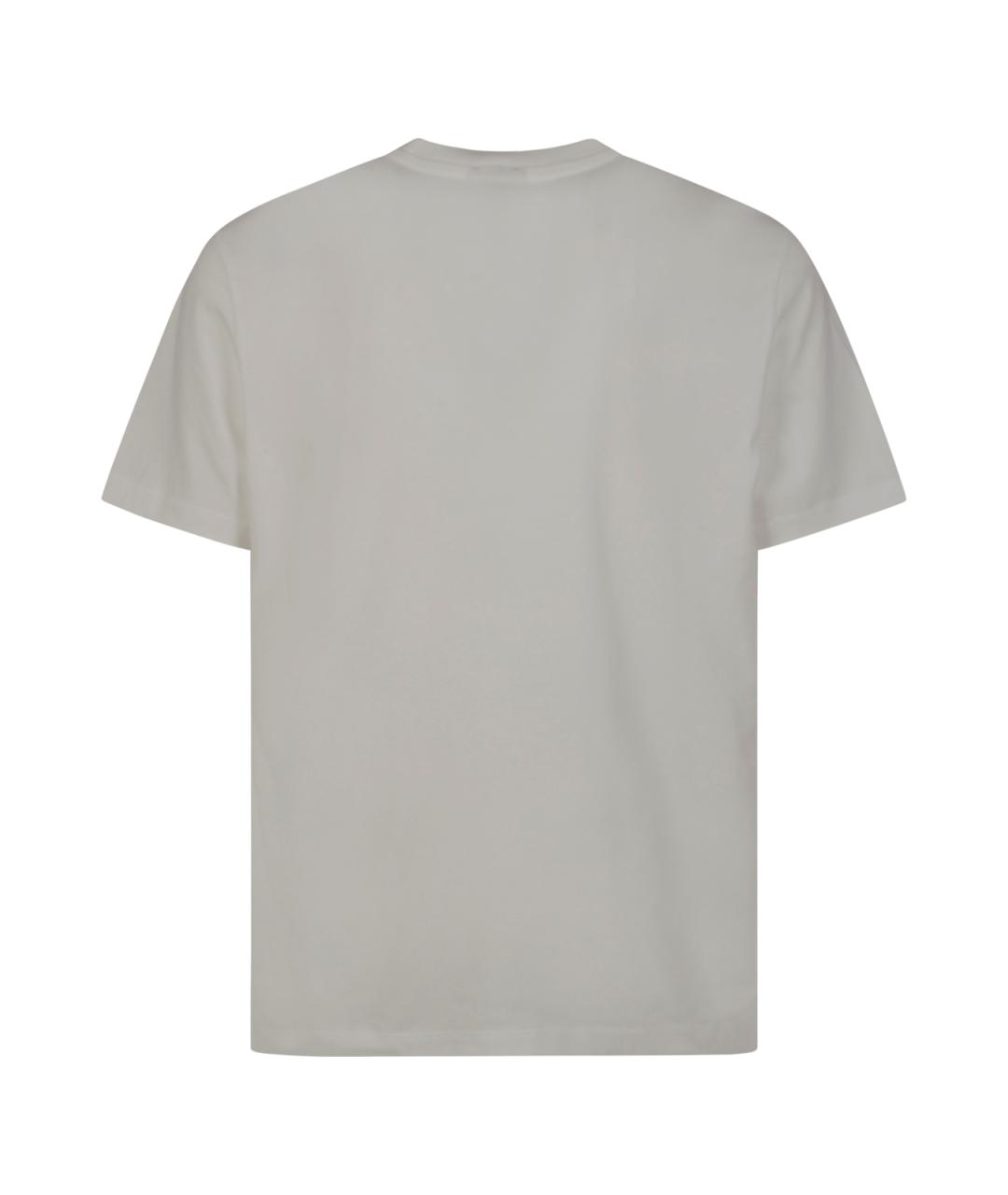 PARAJUMPERS Белая хлопковая футболка, фото 2