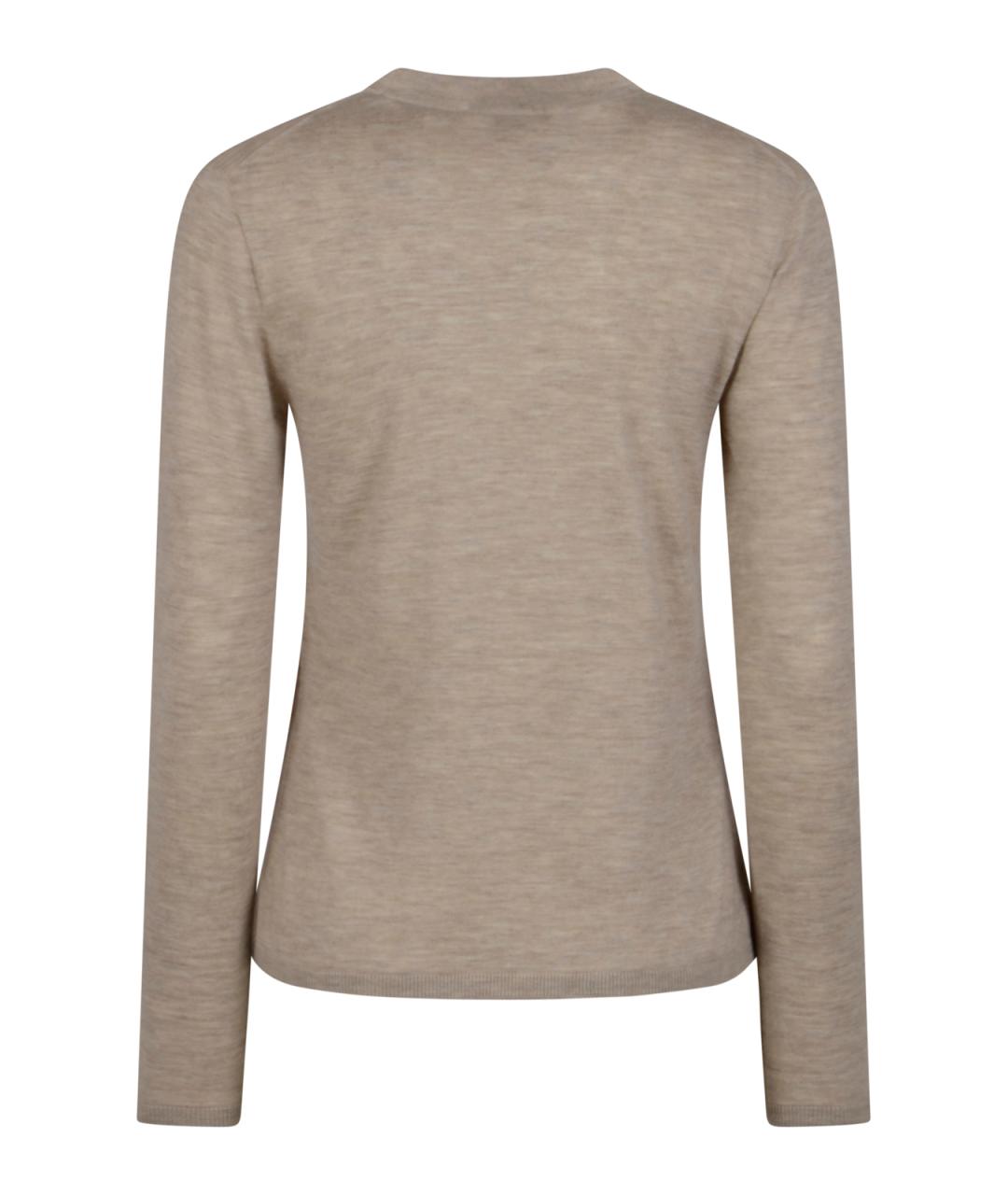 MAX MARA Бежевый джемпер / свитер, фото 2