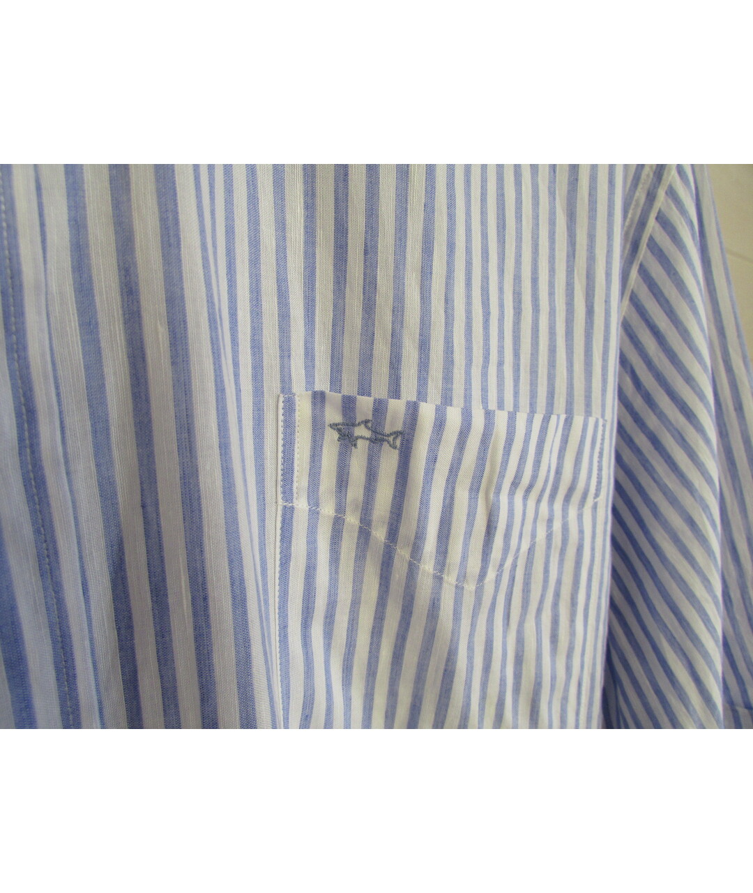 PAUL & SHARK Синяя льняная кэжуал рубашка, фото 4