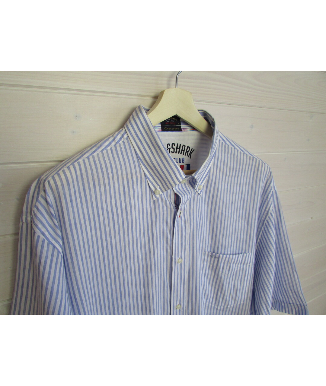 PAUL & SHARK Синяя льняная кэжуал рубашка, фото 2