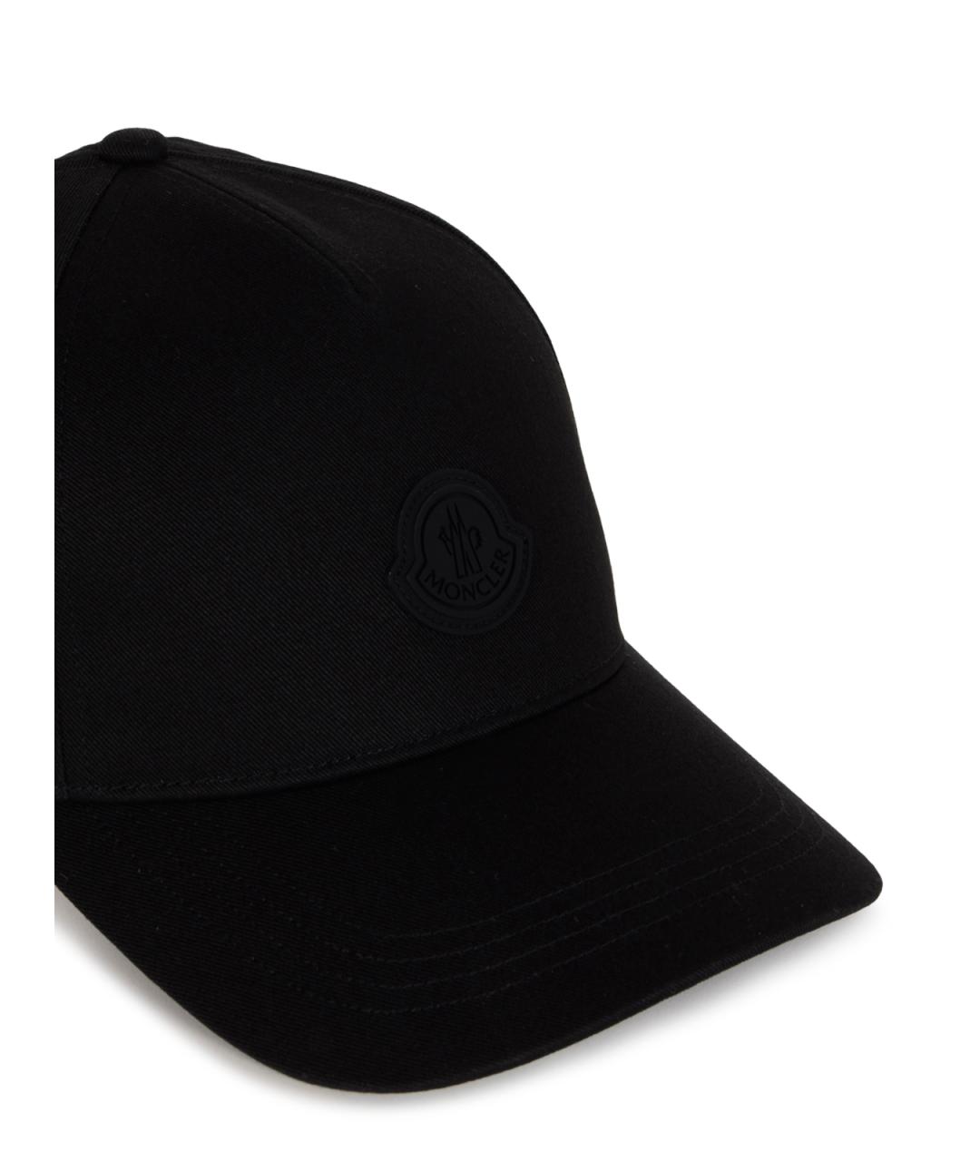 MONCLER Черная хлопковая кепка/бейсболка, фото 4