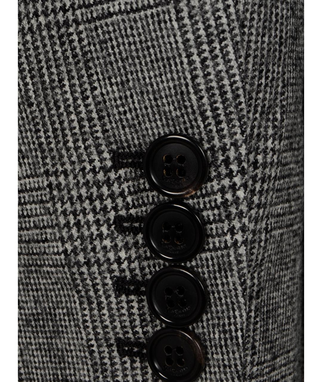 SAINT LAURENT Мульти шерстяной пиджак, фото 3