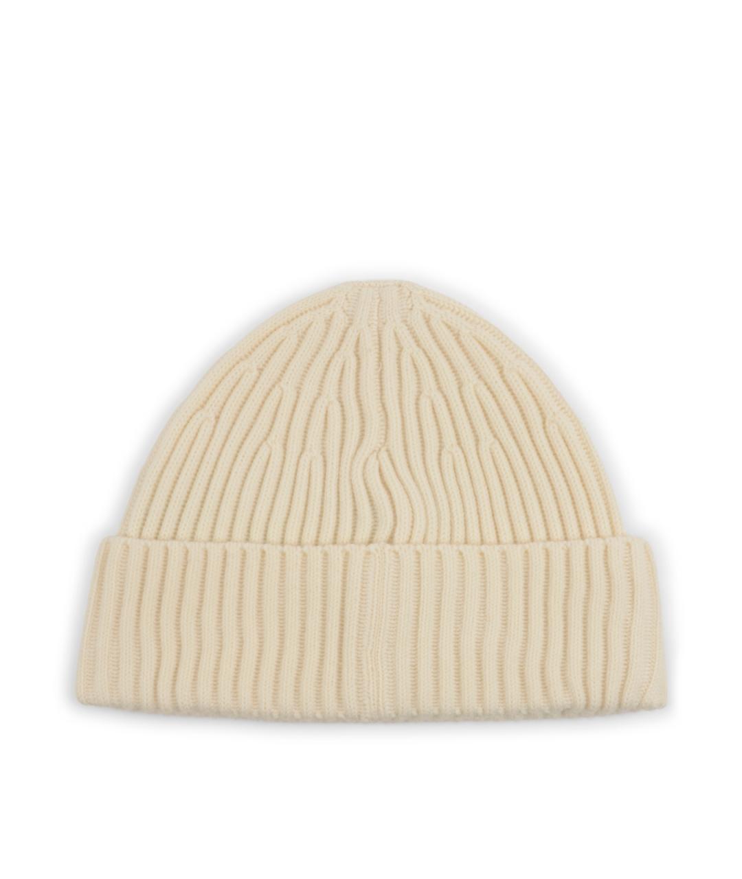 STONE ISLAND Белая шерстяная шапка, фото 2