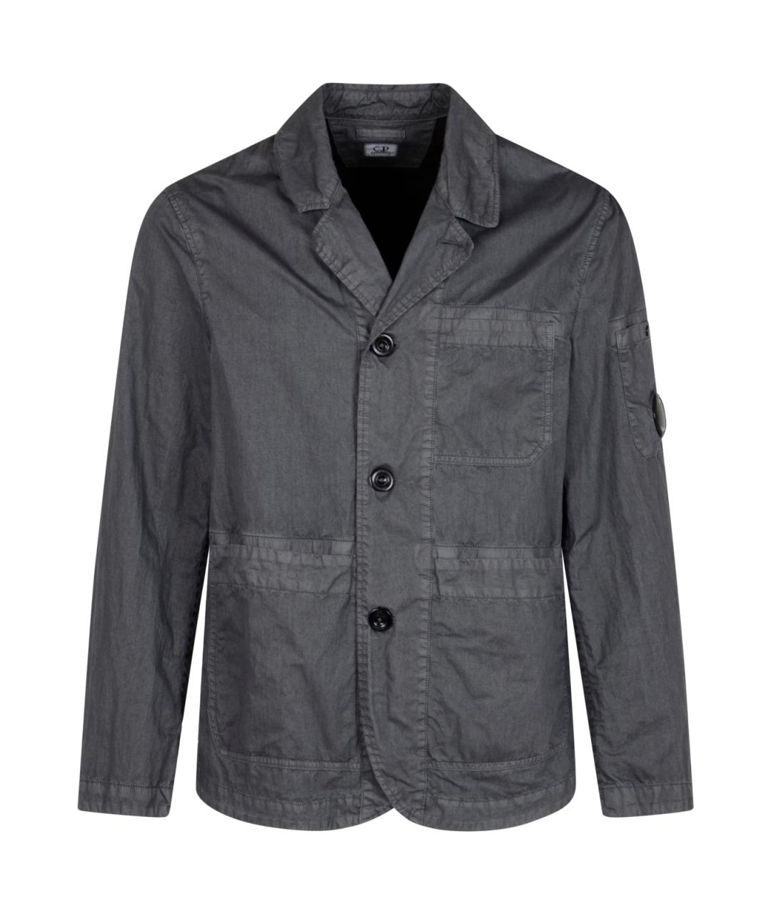 CP COMPANY Серая хлопковая куртка, фото 1