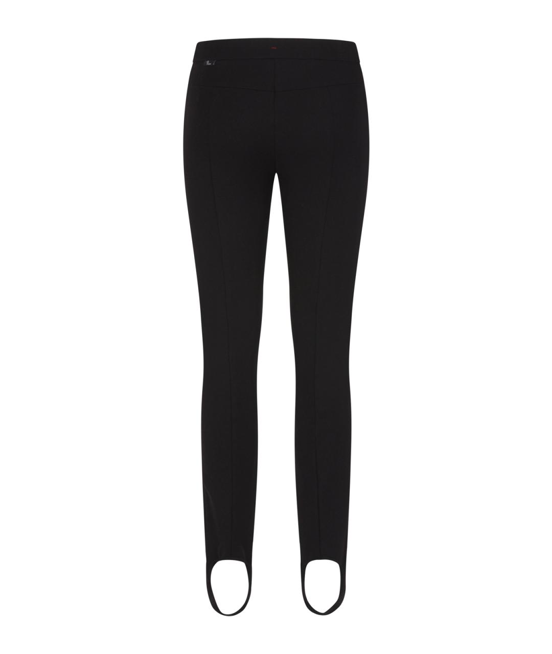 MONCLER GRENOBLE Черные полиамидовые прямые брюки, фото 2