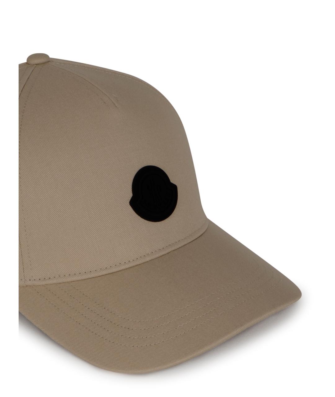 MONCLER Серая хлопковая кепка/бейсболка, фото 4