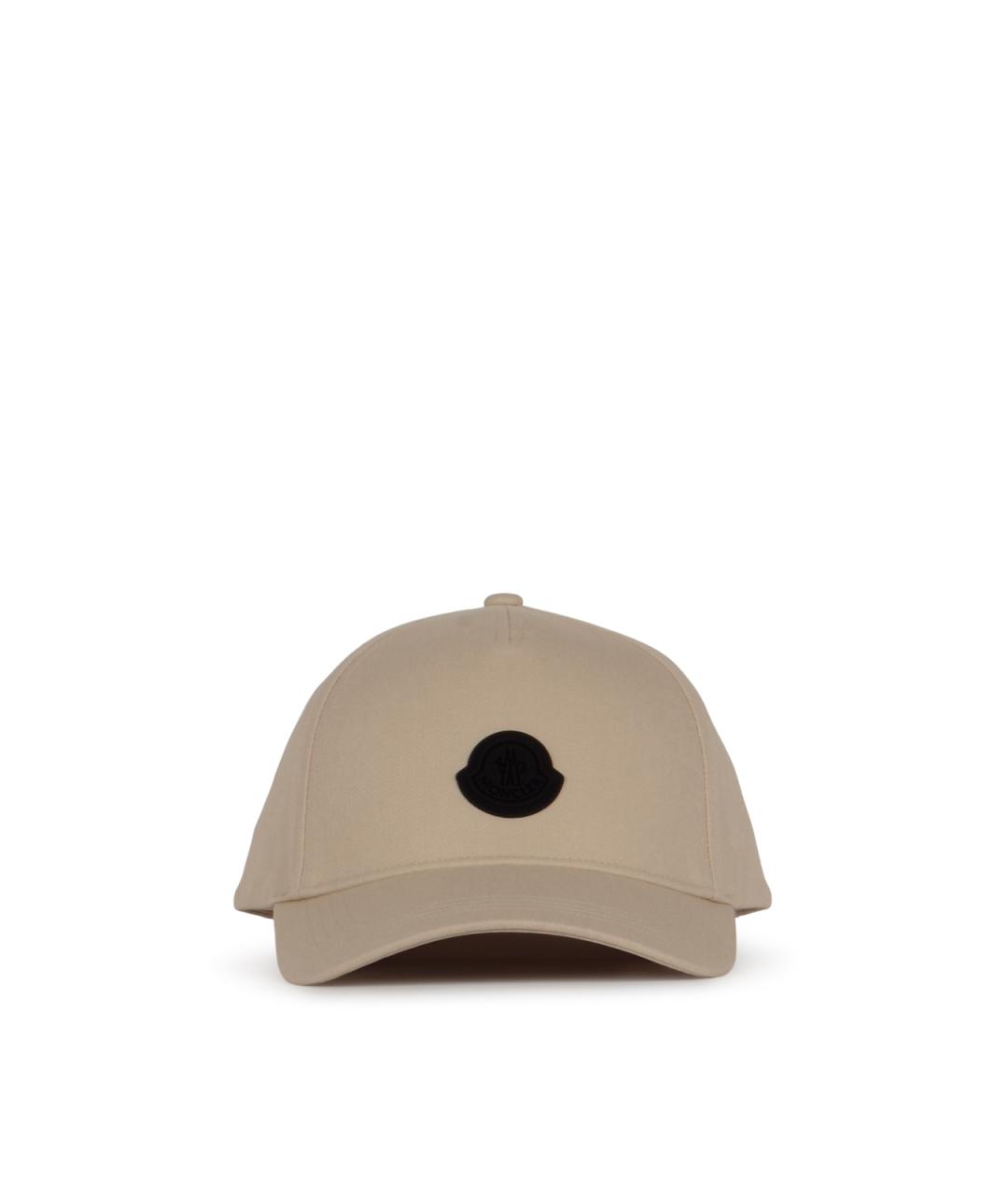 MONCLER Серая хлопковая кепка/бейсболка, фото 1