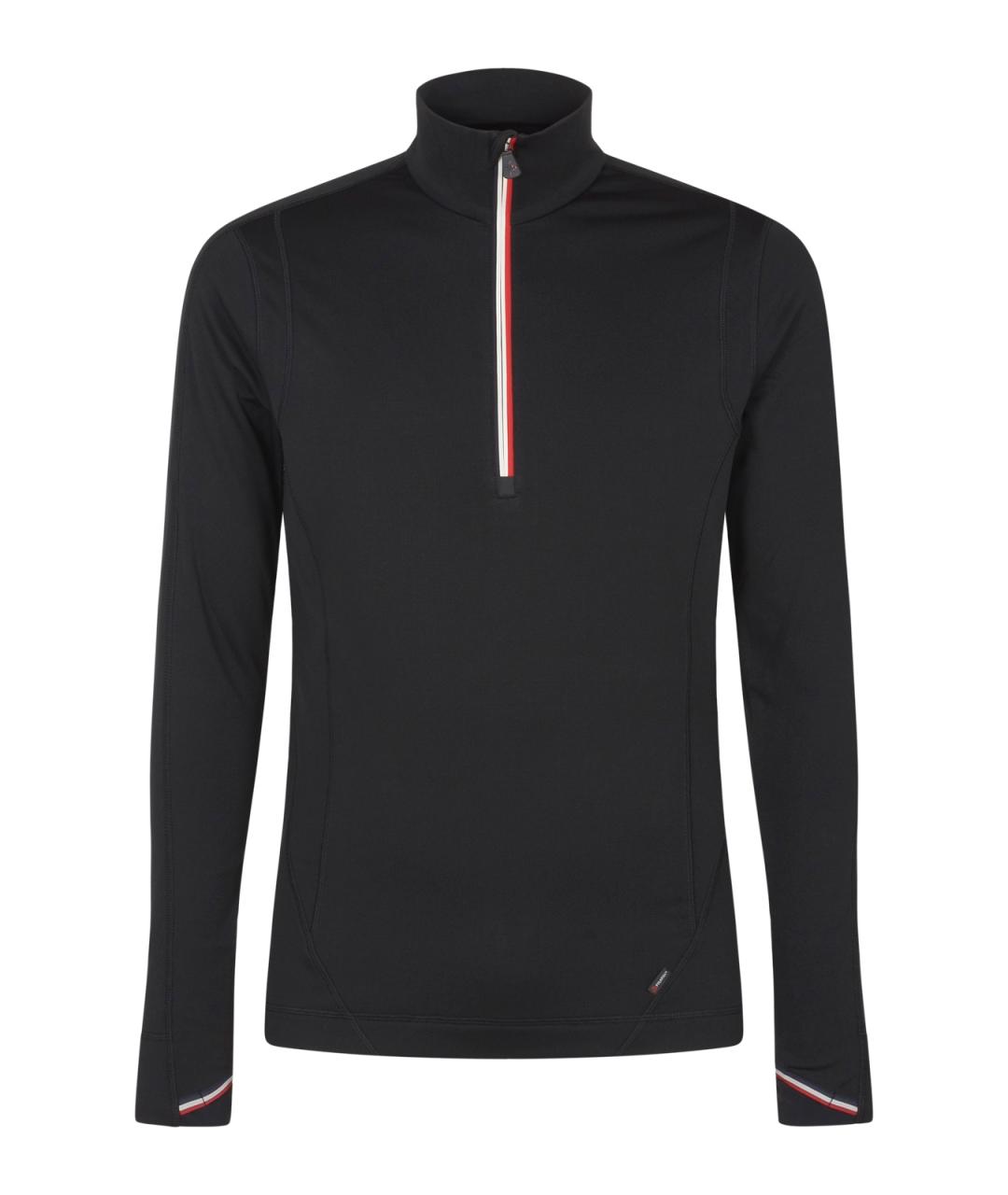 MONCLER GRENOBLE Черный полиамидовый джемпер / свитер, фото 1