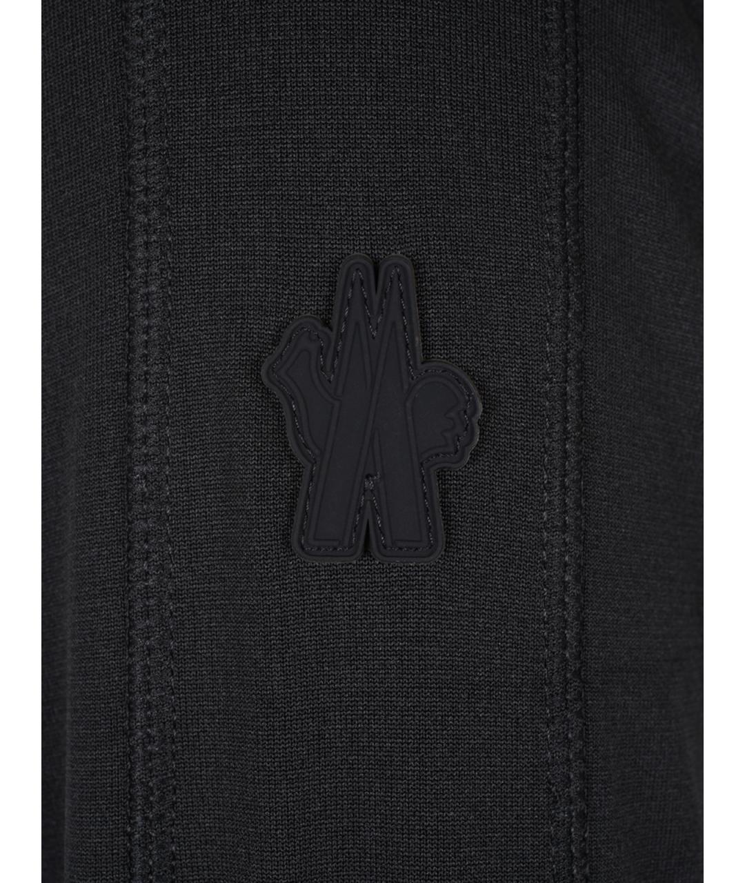 MONCLER GRENOBLE Черный полиамидовый джемпер / свитер, фото 3
