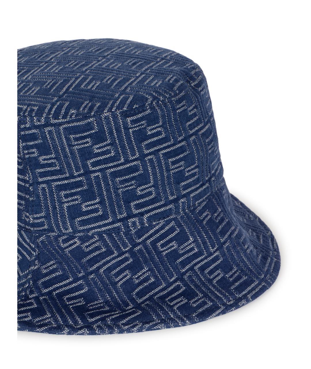 FENDI Синяя хлопковая шляпа, фото 3