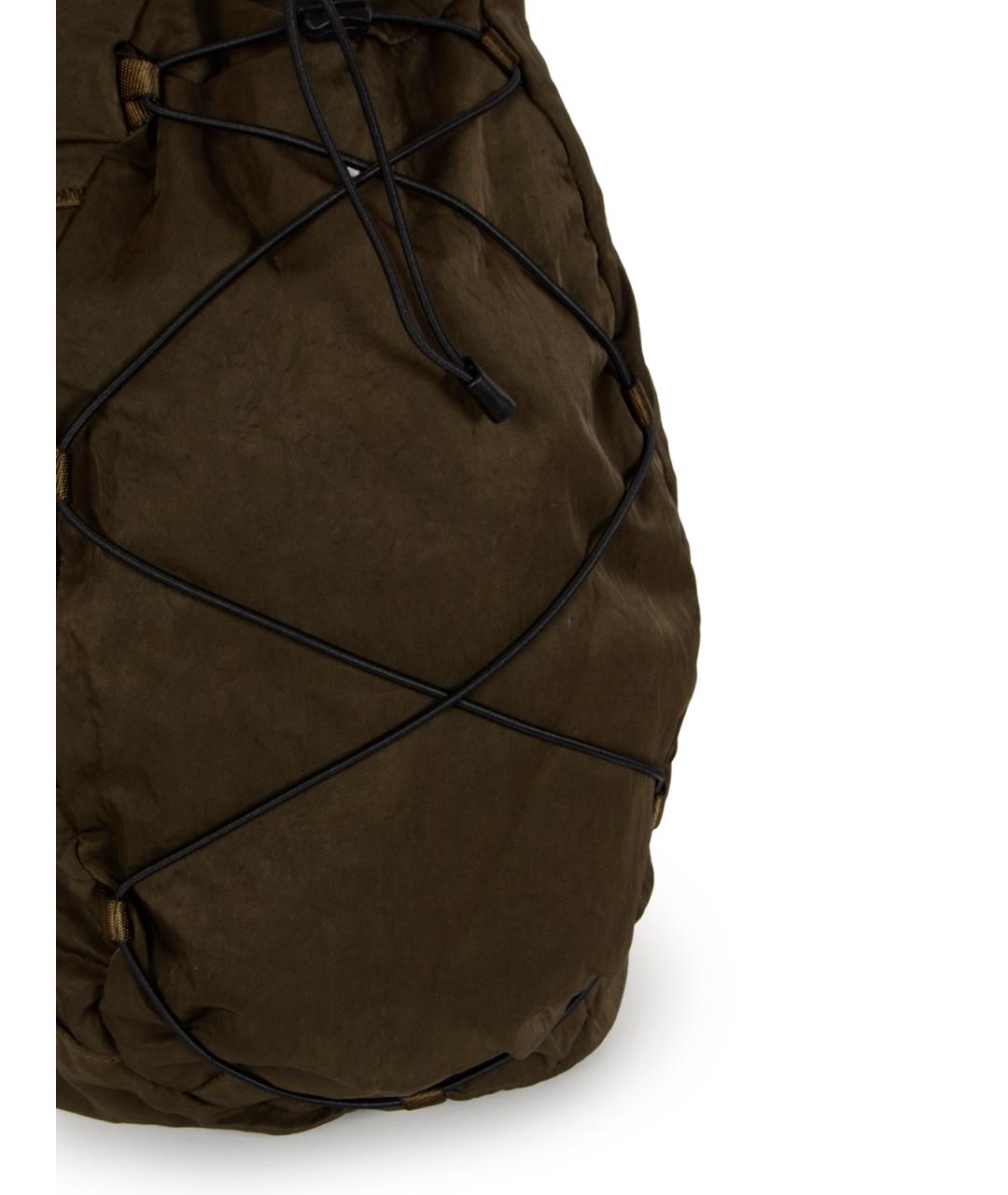 CP COMPANY Зеленый синтетический рюкзак, фото 4