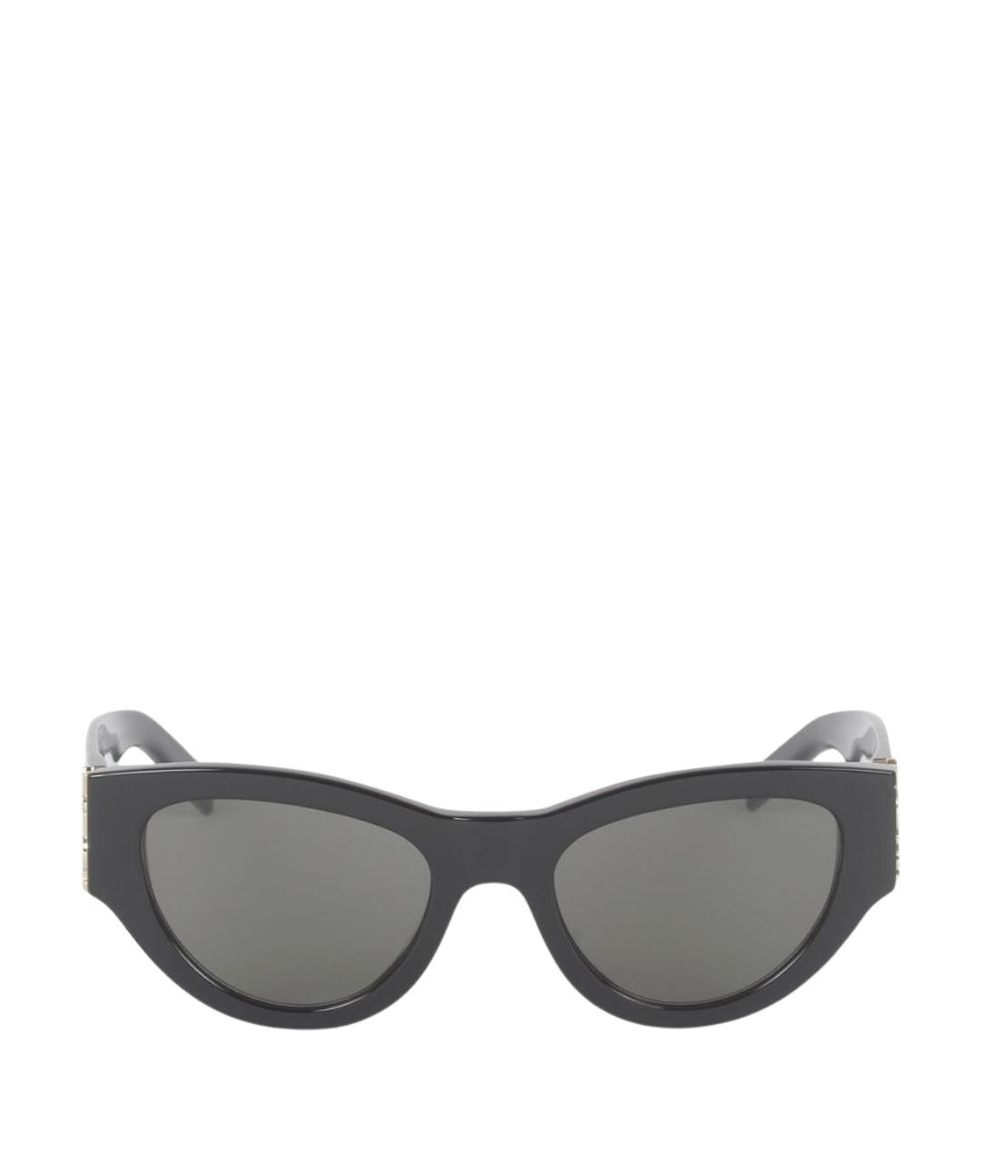 SAINT LAURENT Черные пластиковые солнцезащитные очки, фото 1