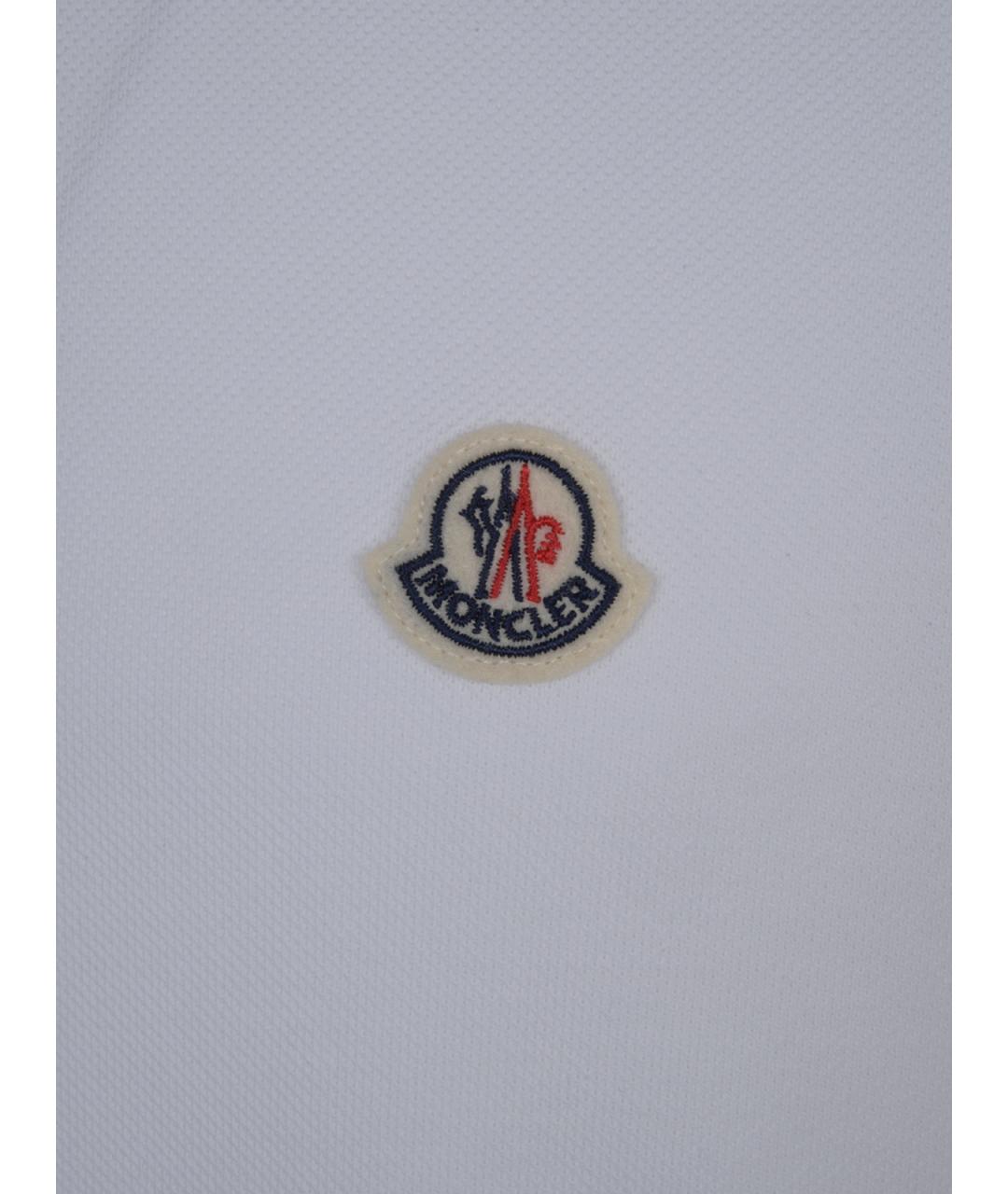 MONCLER Хлопковое поло с коротким рукавом, фото 3